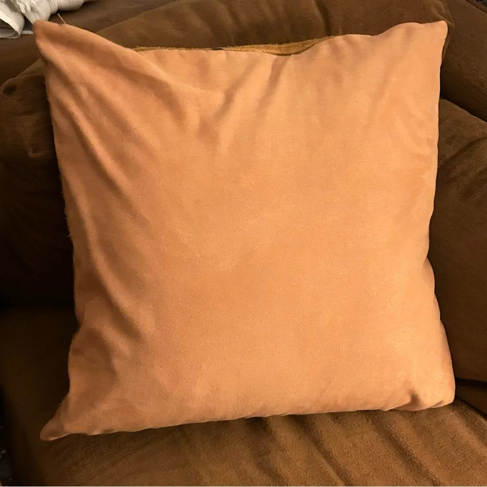 Crate & Barrel Crewel Flowers Pillow